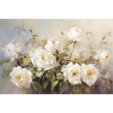 White Rose Acrylic Canvas